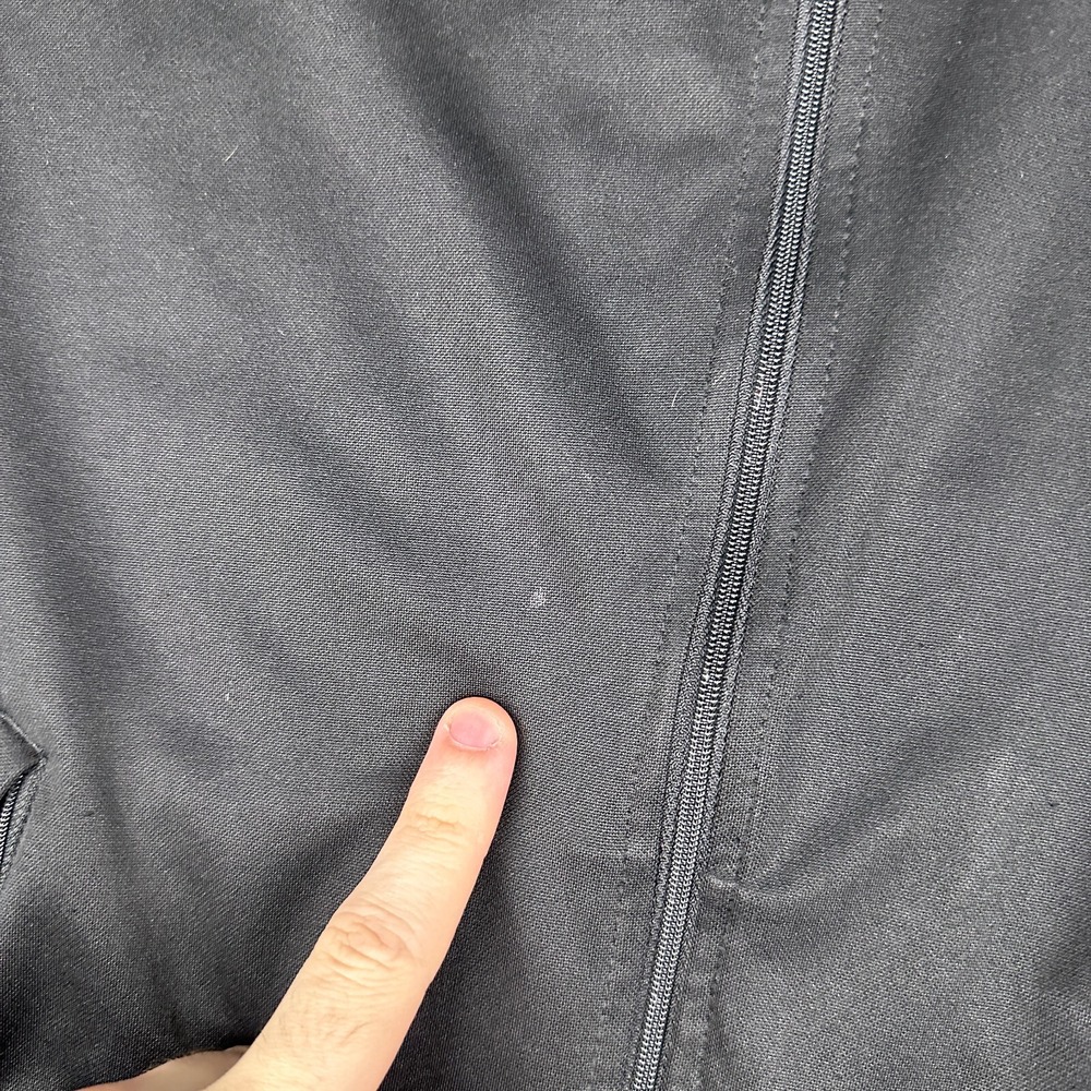 Nike Indianapolis Indians Jacket Mens Small Black Full Zip Baseball Distressed - Picture 3 of 16